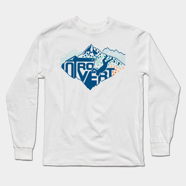 IntroVERT Hiker Long Sleeve T-Shirt by beckhorn